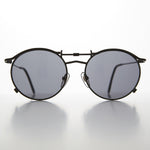 Load image into Gallery viewer, 1990s round flat lens steampunk sunglass jpg inspired
