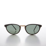Load image into Gallery viewer, Small Cat Eye Sunglass with Gold Accents
