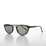 Load image into Gallery viewer, Small Cat Eye Sunglass with Gold Accents
