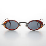 Load image into Gallery viewer, small brown steampunk google vintage sunglass
