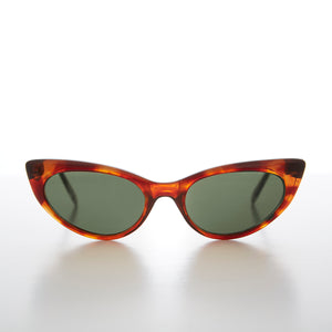 90s Tiny  Extreme Pointed Tip Vintage Cat Eye Sunglass