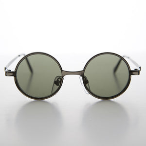 rx optical quality round steampunk 90's vintage sunglass