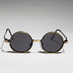 Load image into Gallery viewer, Round Metal Punk Hippie Vintage Steampunk Sunglass 
