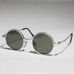 Load image into Gallery viewer, rx optical quality round steampunk 90&#39;s vintage sunglass
