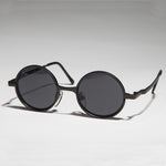 Load image into Gallery viewer, round steampunk metal sunglass
