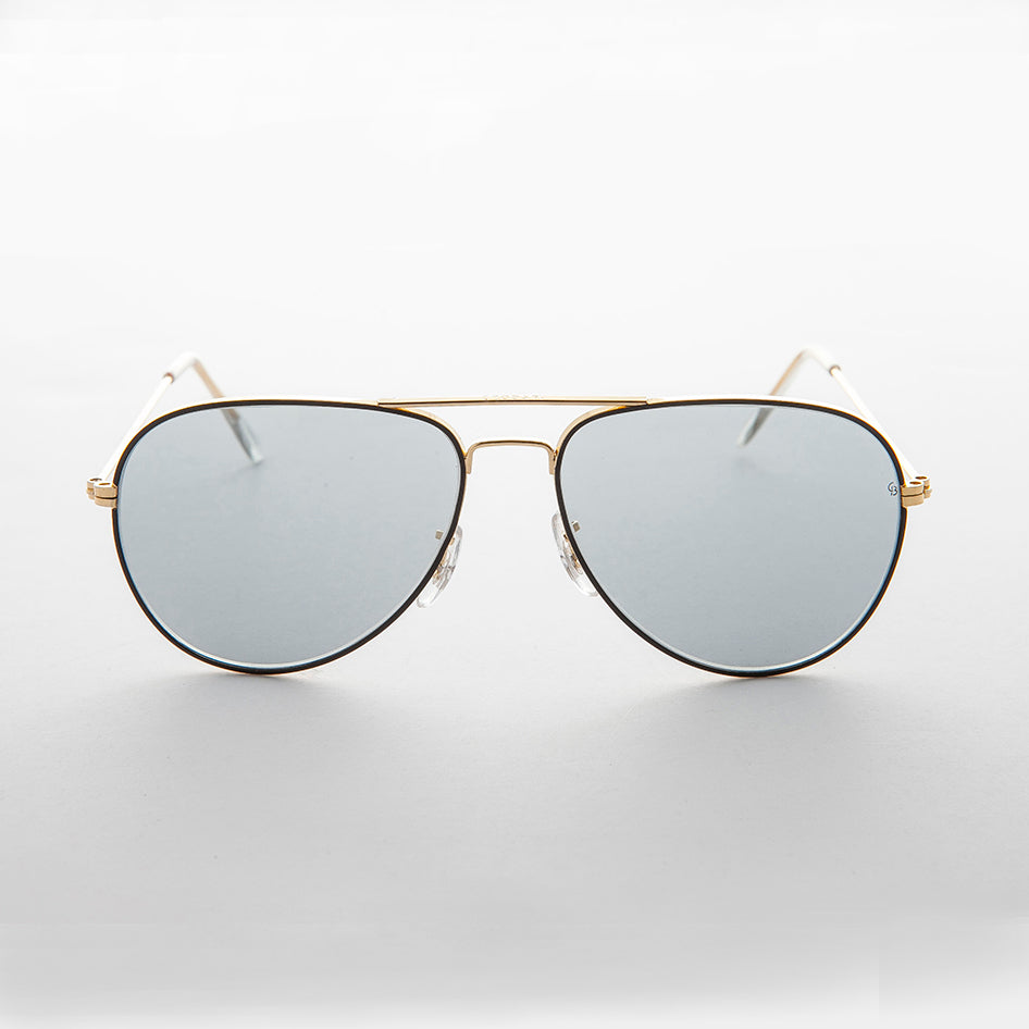 Vintage Aviator Sunglass Glass Corning Photochromic Lens