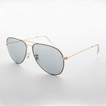 Load image into Gallery viewer, Vintage Aviator Sunglass Glass Corning Photochromic Lens
