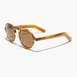 Load image into Gallery viewer, round retro sunglass with polarized lens 
