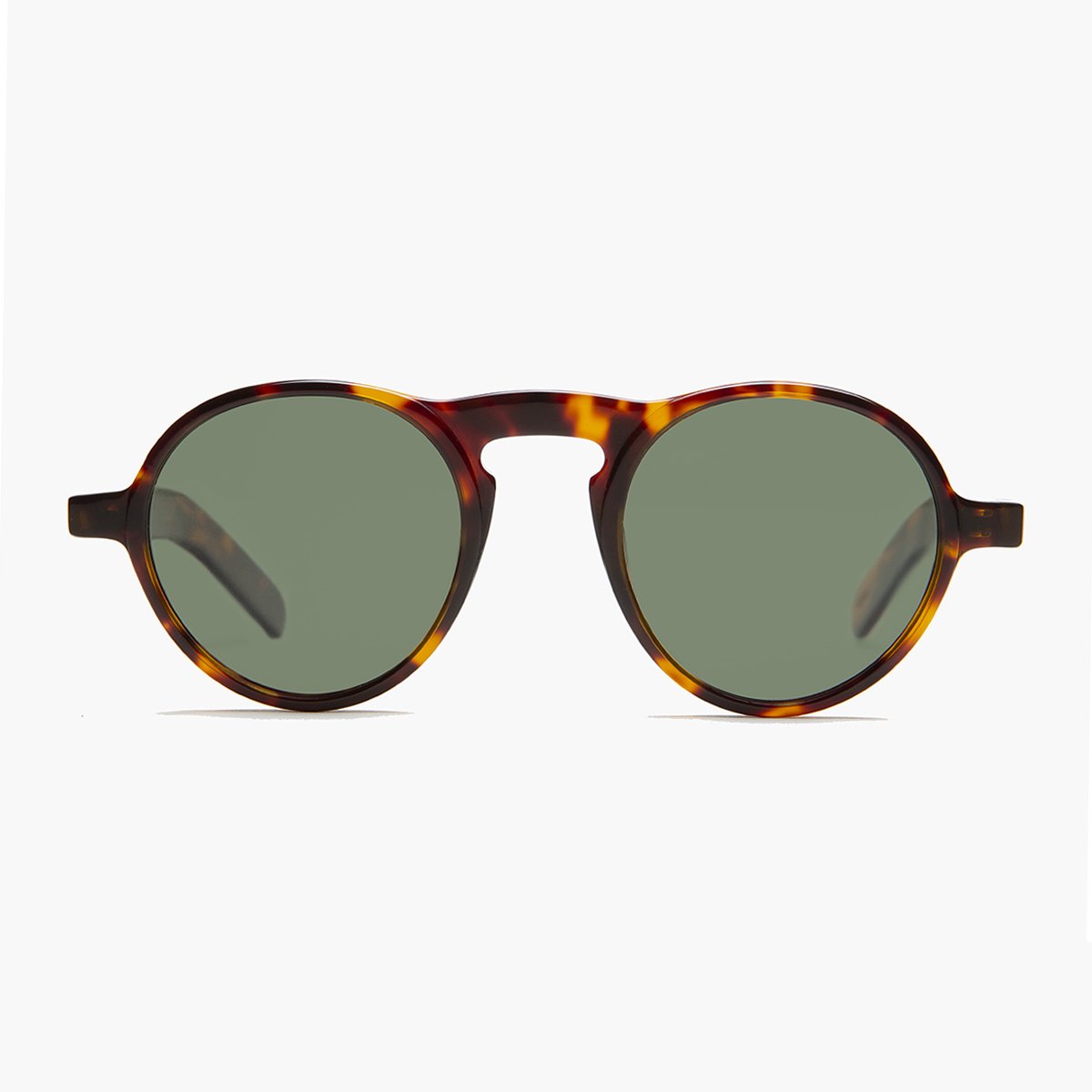 round retro sunglass with polarized lens 