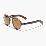 Load image into Gallery viewer, round retro sunglass with polarized lens 
