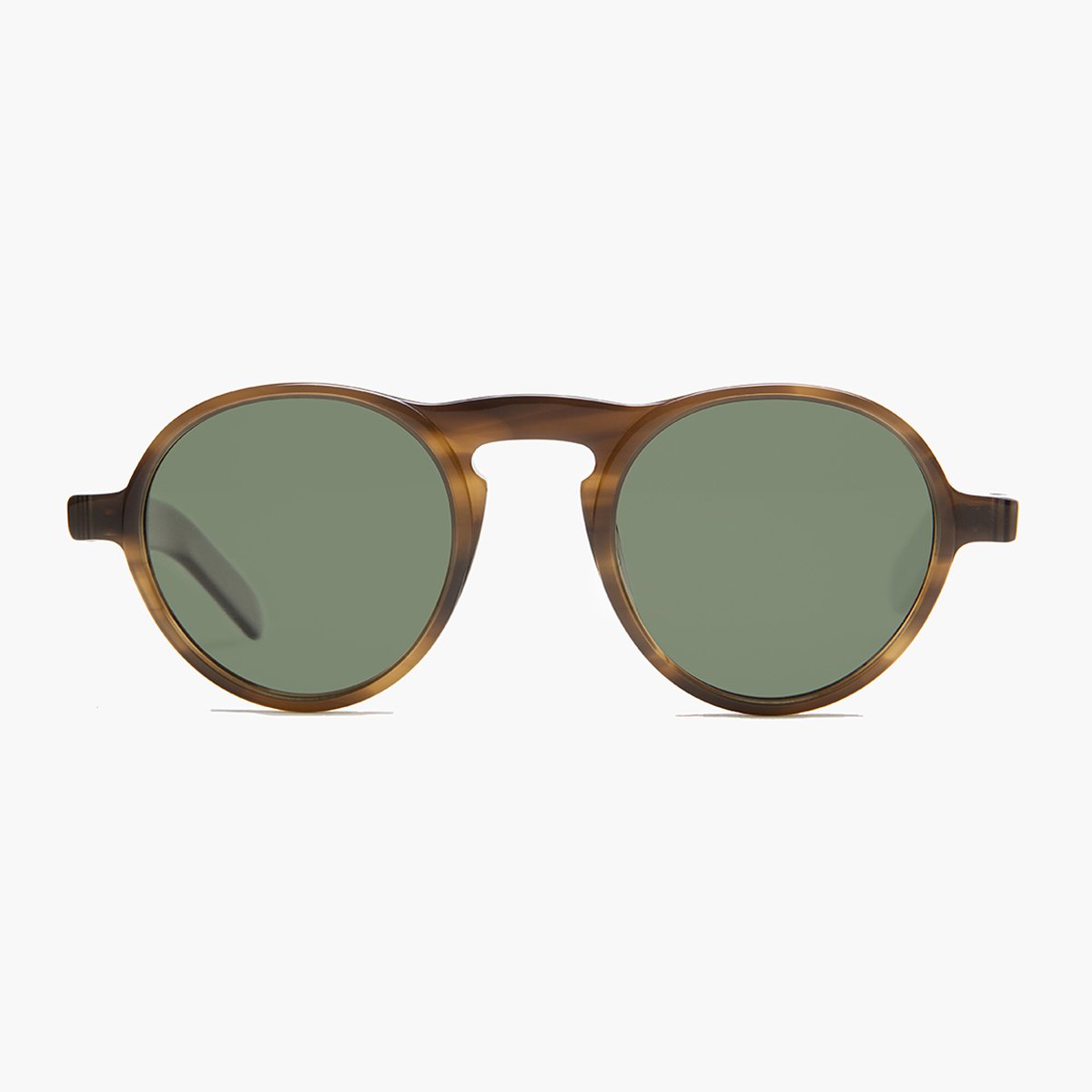 round retro sunglass with polarized lens 