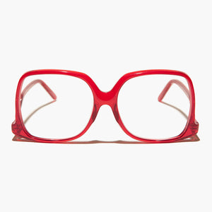 Red Square Oversized Reading or Bifocal Glasses