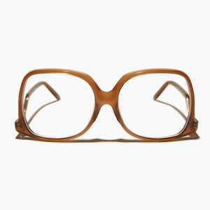 Brown Oversized Reader or Bifocal Glasses