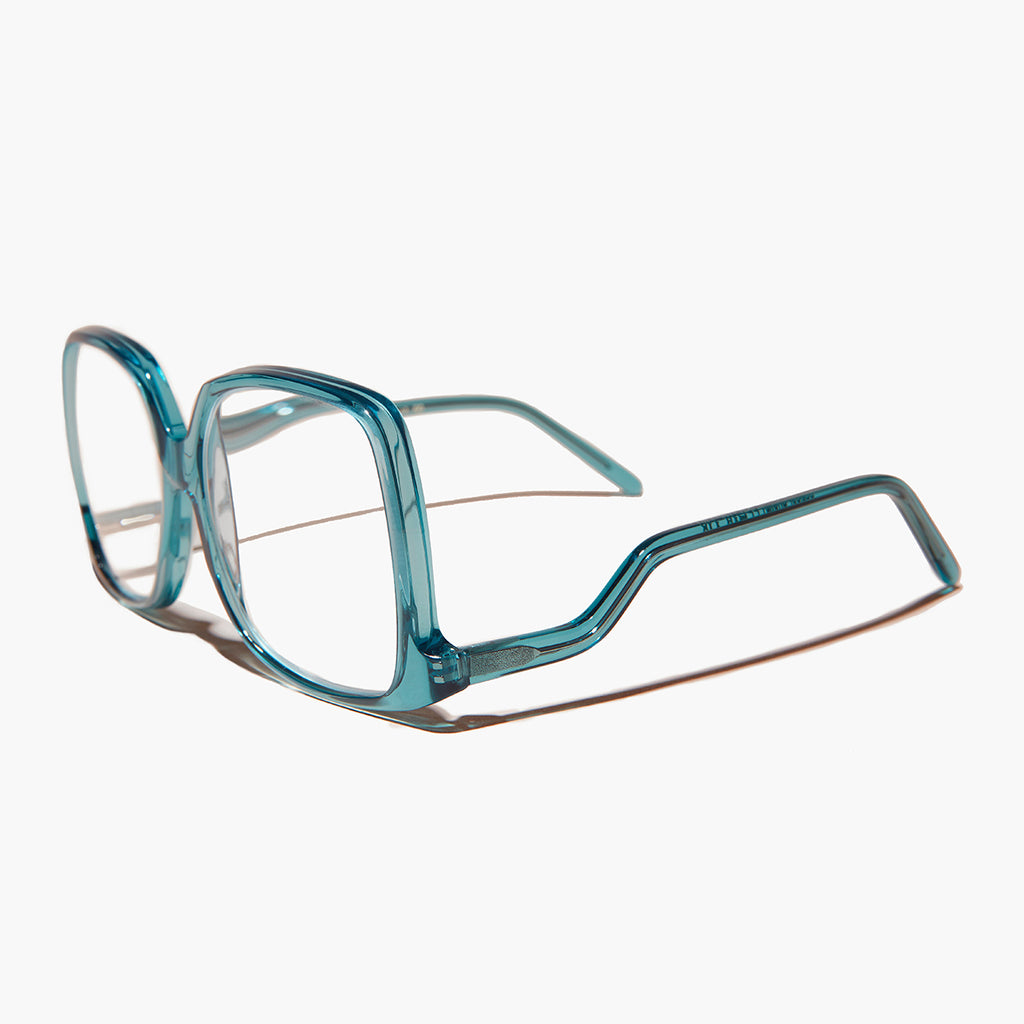 Blue Oversized Reader or Bifocal Glasses