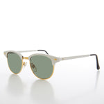 Load image into Gallery viewer, Sleek Silver Half Frame Vintage Sunglass

