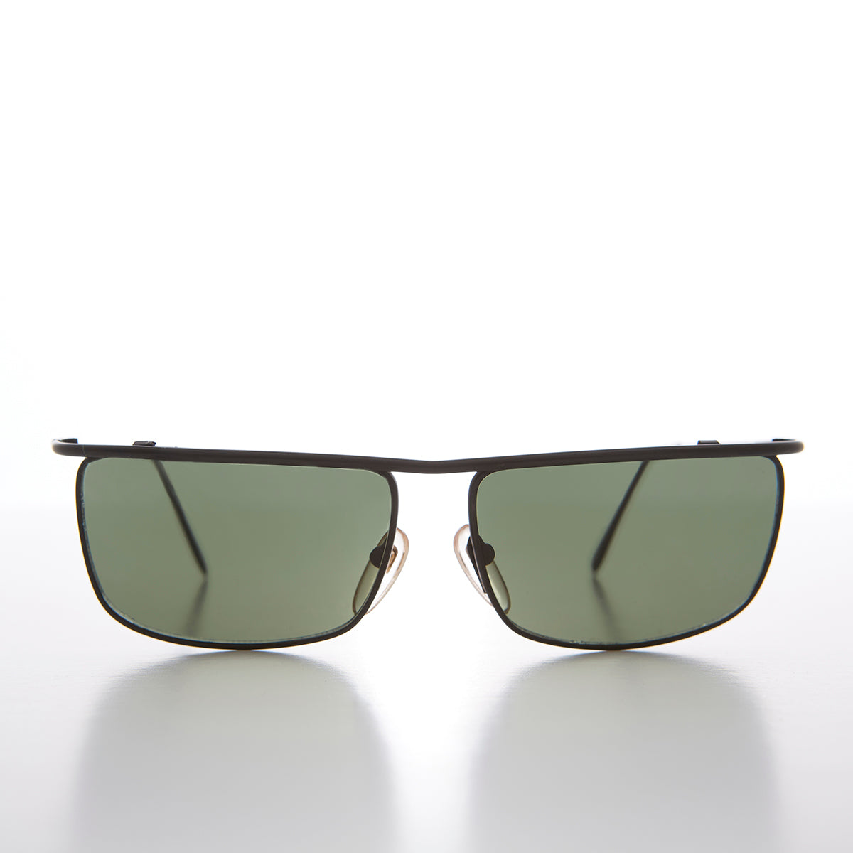 Minimalistic Rectangle Vintage 90s Sunglasses Moto – Sunglass Museum