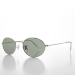 Load image into Gallery viewer, oval silver vintage sunglass
