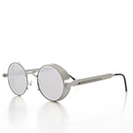 Load image into Gallery viewer, goggle side shield steampunk sunglass with mirror lens
