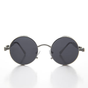 Round Metal Steampunk Goggle Sunglass