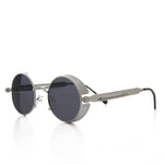 Load image into Gallery viewer, Round Metal Steampunk Goggle Sunglass
