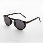 Load image into Gallery viewer, 90s Oval Goth Sunglasses with Floating Brow line 
