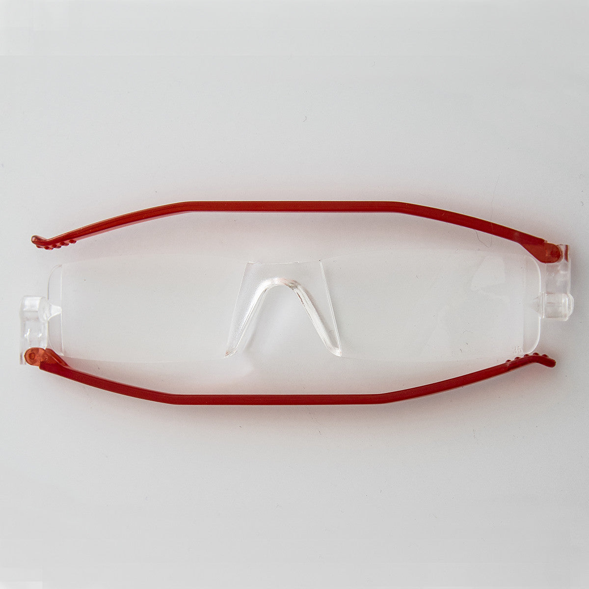 red folding reading glasses