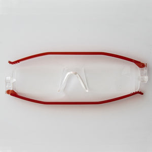 red folding reading glasses