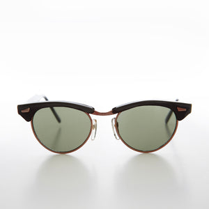 Small Adult Horn Rim Cat Eye Vintage Sunglass