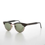 Load image into Gallery viewer, Small Adult Horn Rim Cat Eye Vintage Sunglass
