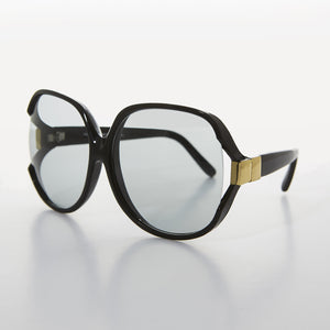 Oversized Huge Vintage Sunglass with Transition Glass Lens