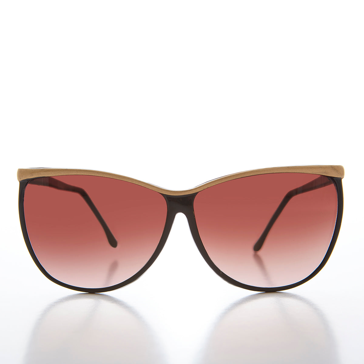 80s Women's Gradient Lens Vintage Sunglass
