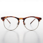 Load image into Gallery viewer, tortoiseshell horn rim clear lens vintage glasses

