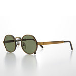 Load image into Gallery viewer, 1990s round metal vintage steampunk sunglass
