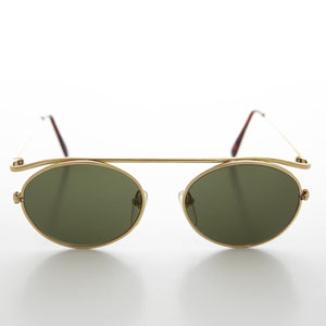 one piece brow bar 90s vintage sunglass