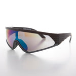 Load image into Gallery viewer, Mirror Lens Sports Wrap Deadstock Vintage Sunglass 

