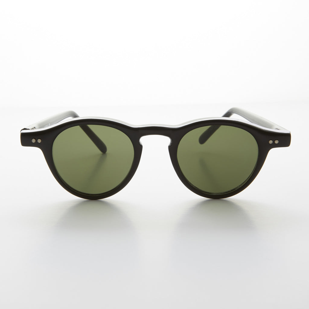 woody allen round horn rim  vintage sunglass