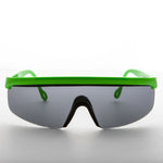 Load image into Gallery viewer, green sports wrap 80s vintage sunglass
