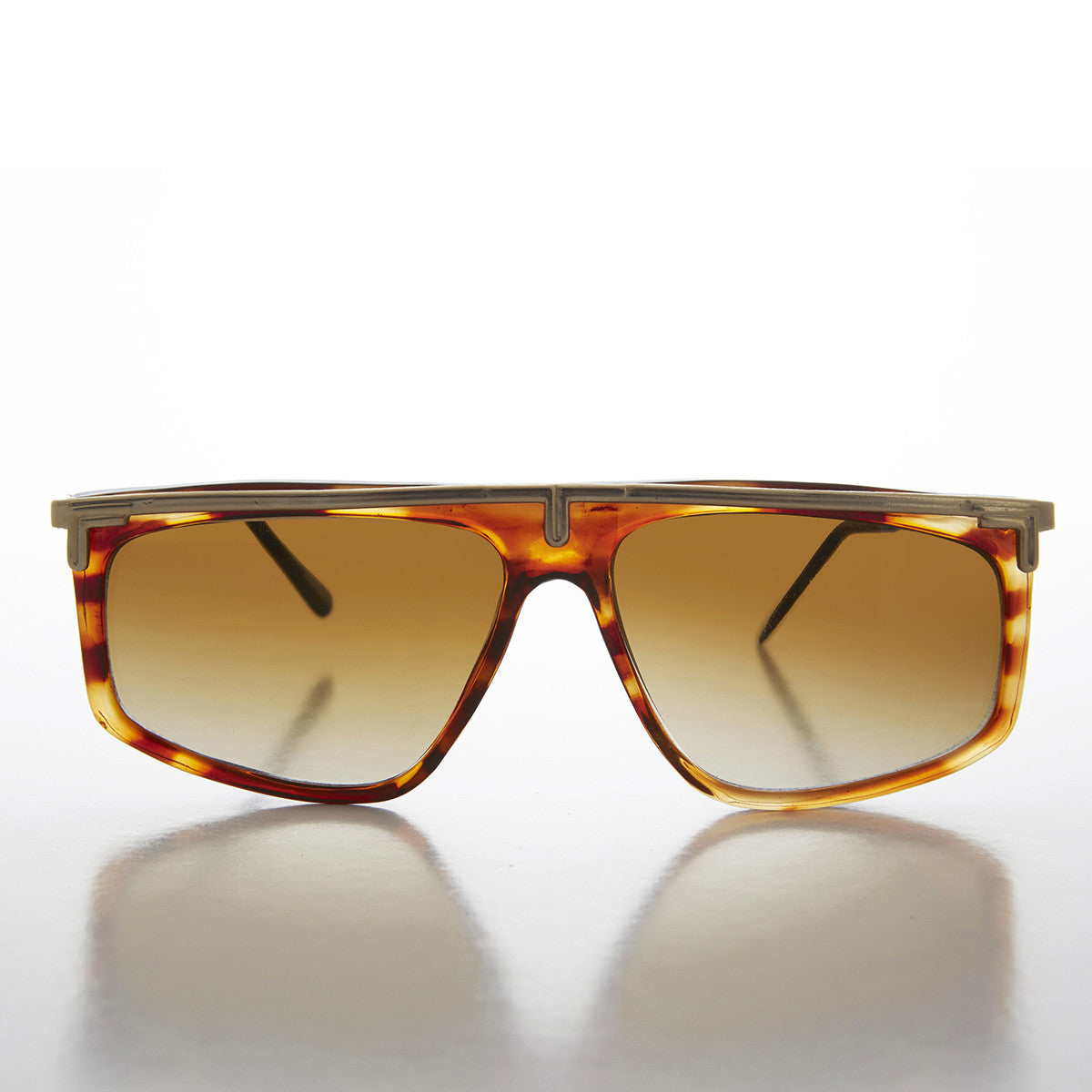 80s Hop Flat Top Gold Accent Rapper Vintage Sunglass - Rome – Sunglass Museum