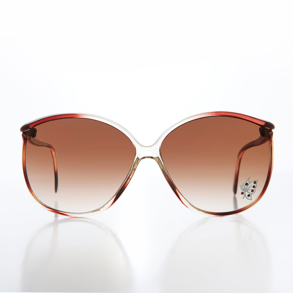 Women's Oversized Sunglass with Rhinestones