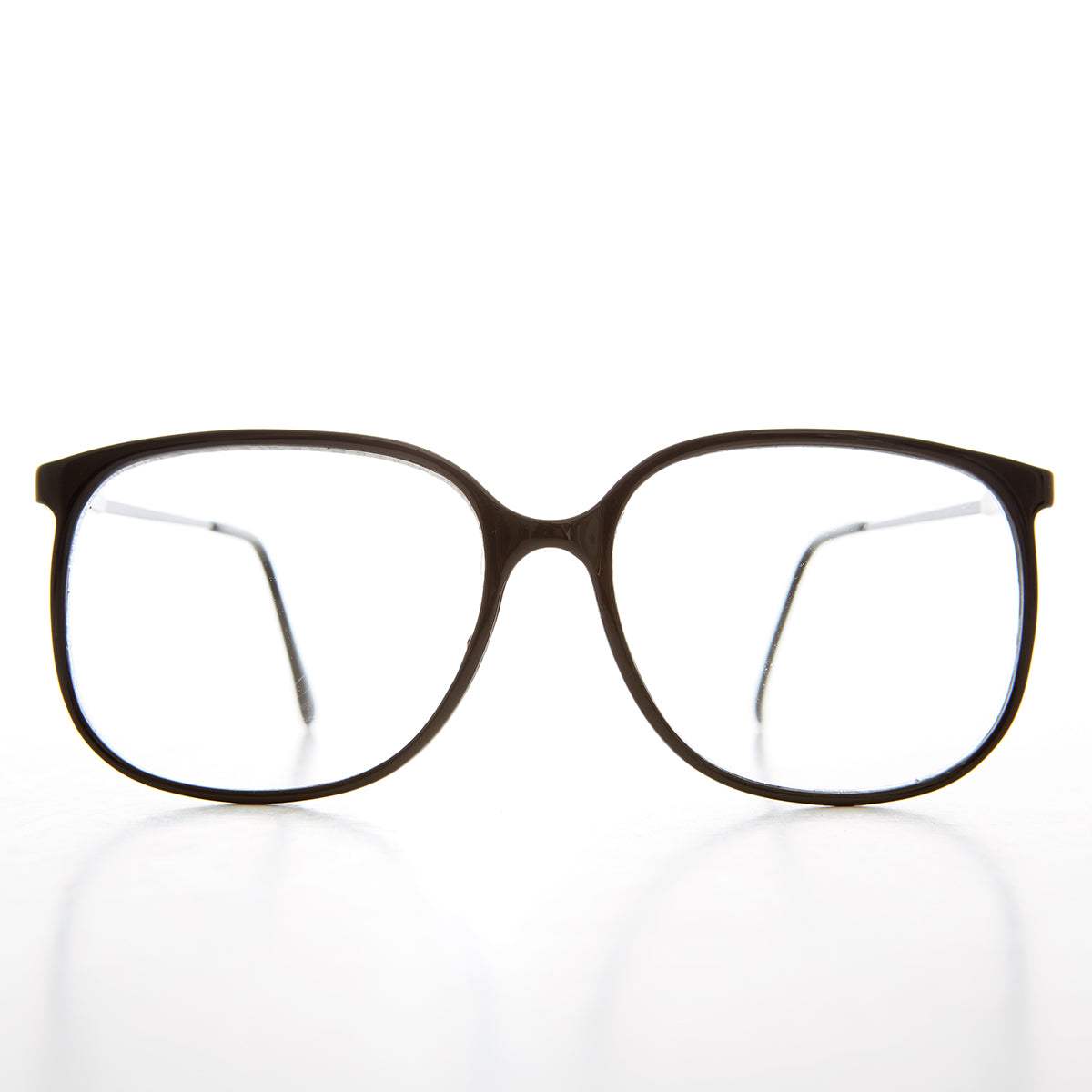 80s nerd clear lens glasses