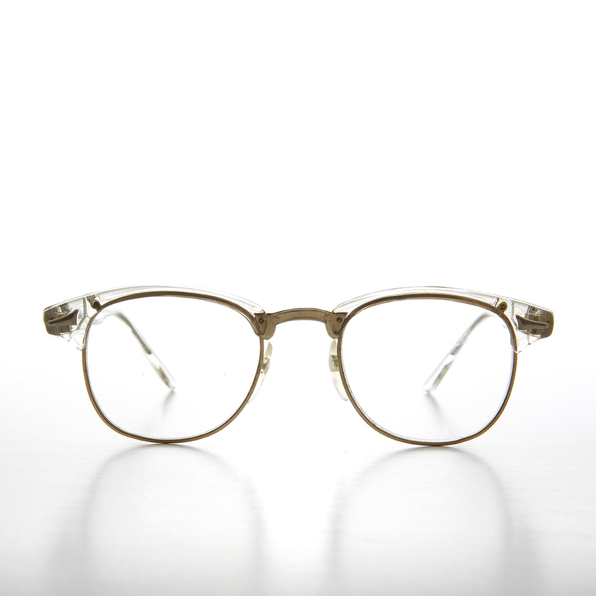 Clear Frame Hipster Clear Lens Vintage Glasses