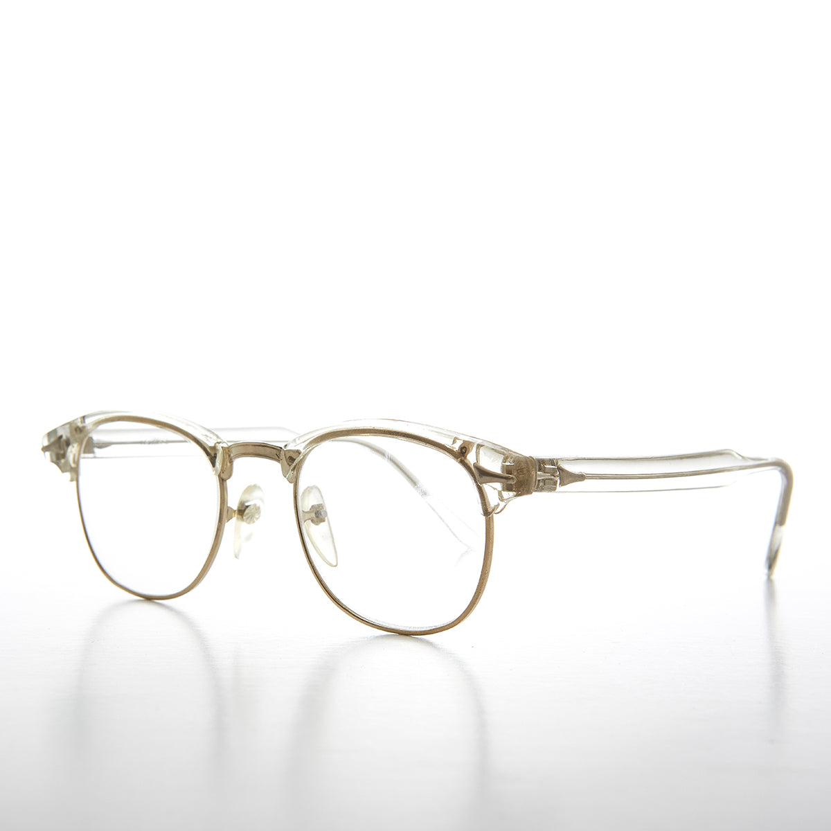 Clear Frame Hipster Clear Lens Vintage Glasses