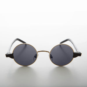 Round Hippie Spectacle Vintage Sunglass