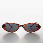 Load image into Gallery viewer, Slim Small Frame Oval Retro Cat Eye Sunglass
