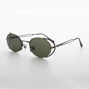 Elegant Steampunk Sunglass with Cut Out Design 
