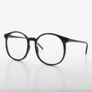 oversized secretary clear lens glasses