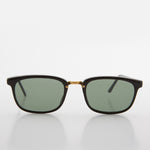 Load image into Gallery viewer, Rectangular Preppy Vintage Horn Rim Sunglass with Glass Lens
