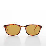 Load image into Gallery viewer, Rectangular Preppy Vintage Horn Rim Sunglass with Glass Lens
