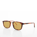 Load image into Gallery viewer, Rectangular Preppy Vintage Horn Rim Sunglass with Glass Lens
