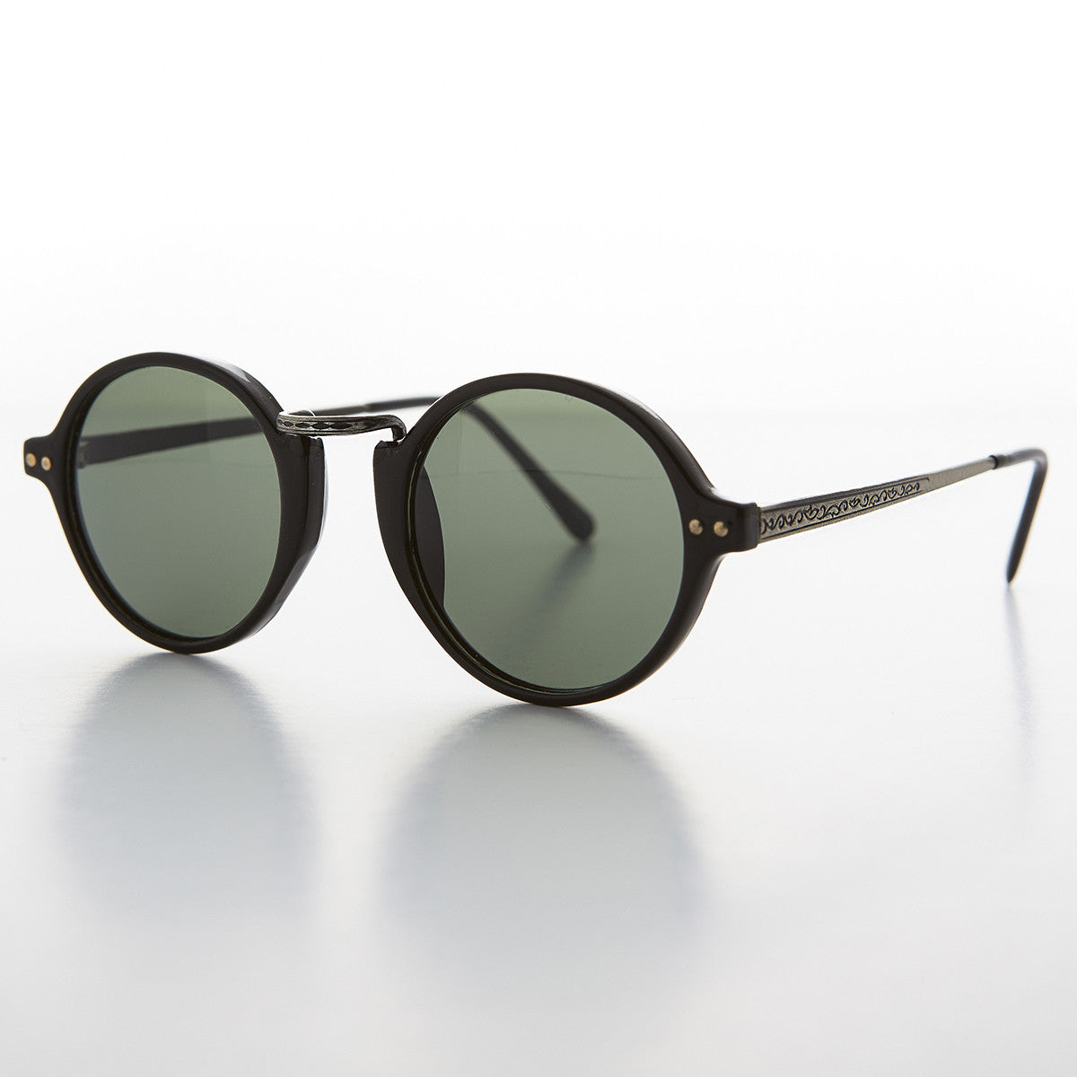 round john lennon vintage sunglass with glass lens